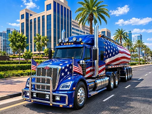 American Truck Driver Game game artwork