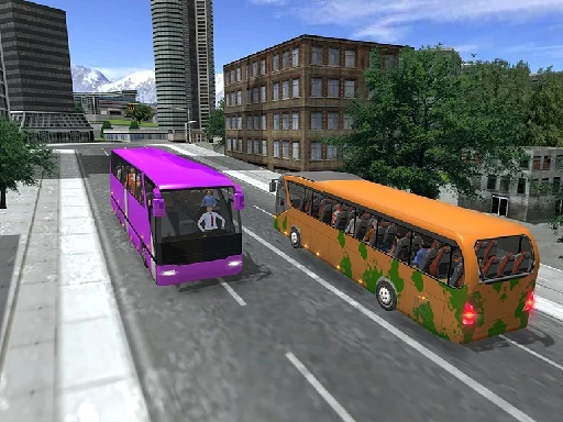 Auto Bus Driving 2024 game artwork