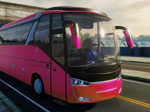 Bus Driving Simulator 2024 game artwork