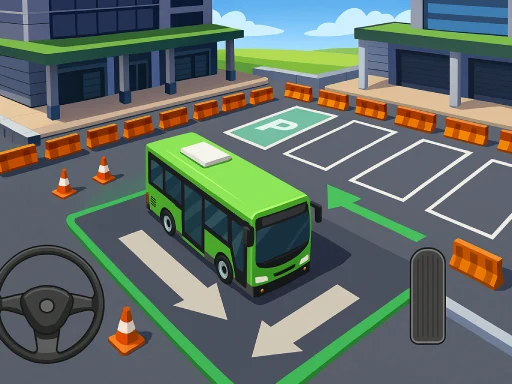 Bus Park 3D game artwork