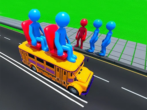 City Bus Passenger Picking Game game artwork