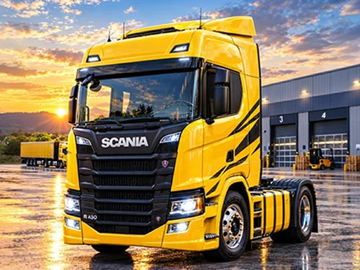Euro Truck Driving Game game artwork