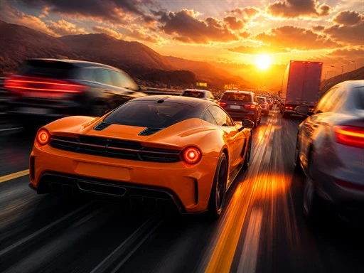 Extreme Highway Traffic Racer game artwork